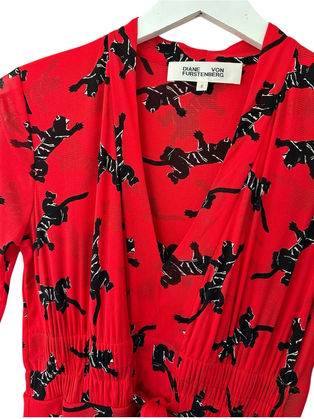 Diane von Furstenberg • Climbing Panther Abra Midi Dress - Picture 3 of 10